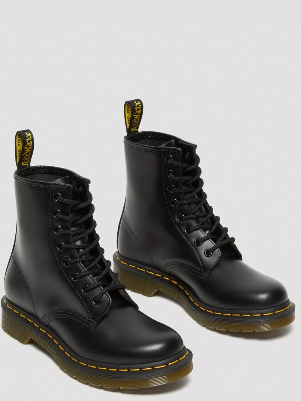 Dr. Martens 1460 
Smooth Leather Lace Up Boots